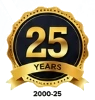 25 Years Commemorative Badge