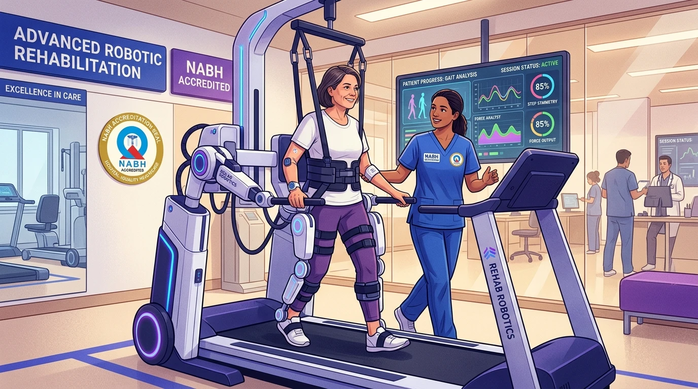 NABH Accreditation and End Effector Robotic Rehabilitation